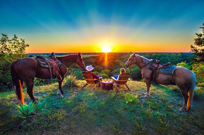 Horseback Riding on Scenic Texas Ranch near Waco - The ride itself: meadows, woods, and that ridge overlook moment