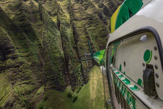 Kauai Deluxe Waterfall Safari: Helicopter Tour - Na Pali Coast sea cliffs: the stop you’ll remember