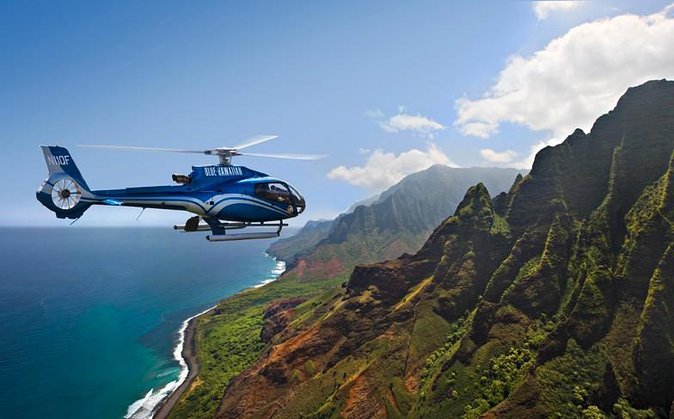 Kauai Eco Adventure Helicopter Tour - The South Pacific Pier, Hanalei Bay, and Why the North Shore Hits Hard