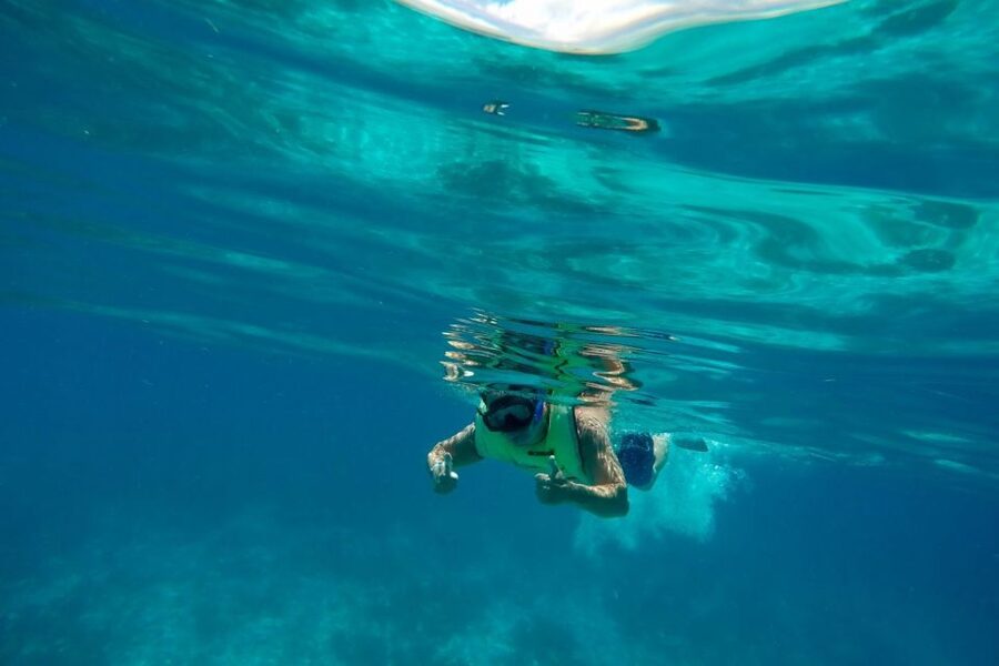 Key West: Dolphin Watching and Snorkeling Sunset Cruise - Sunset cruise on turquoise water plus a draft beer payoff