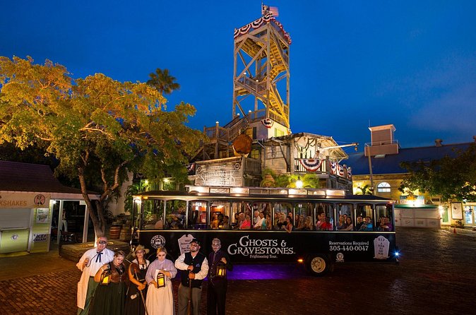 Key West Ghosts and Gravestones Trolley Tour - How scary is it, really? PG-13, loud trolley nights, and age fit