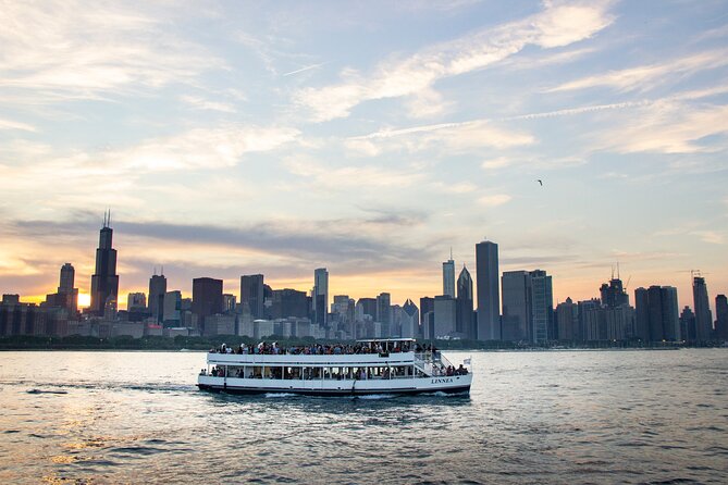 Lake Michigan Sunset Cruise in Chicago - Skyline Moments That Actually Pop: Wrigley, Hancock, Willis, and the Night Glow