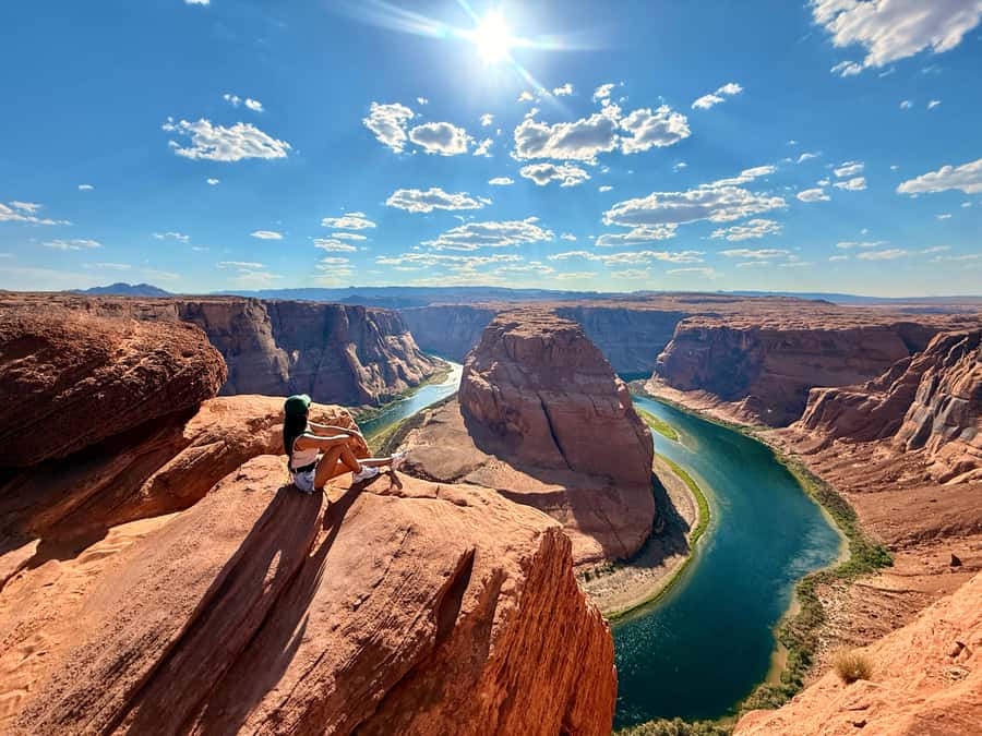 The Colorado River at Horseshoe Bend, Page, Arizona