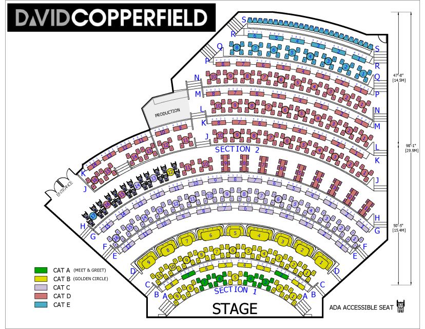 Las Vegas: David Copperfield at the MGM Grand - MGM Grand Theater Directions, Straight From the Front Desk