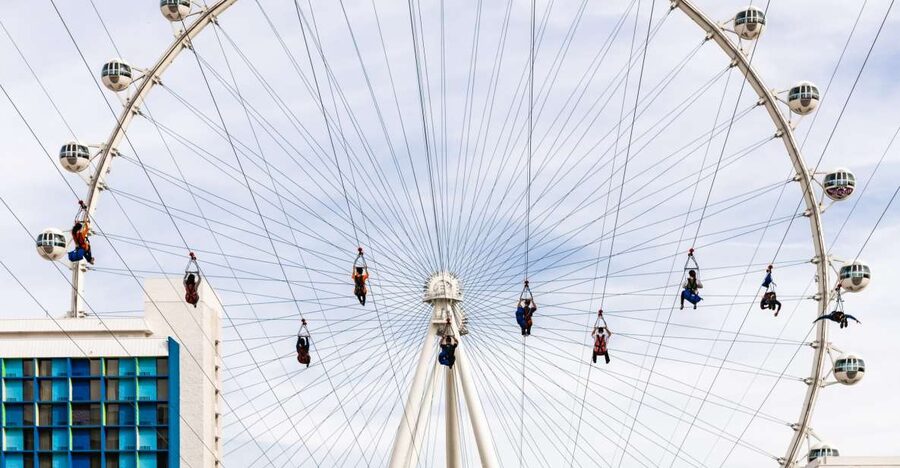 Las Vegas: FLY LINQ Zipline Ticket - How FlyLINQ Works Right in the Heart of the Strip