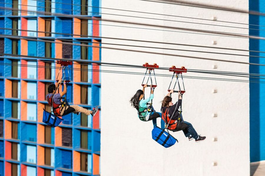 Las Vegas: FLY LINQ Zipline Ticket - Views Over the LINQ Promenade and the High Roller Landing