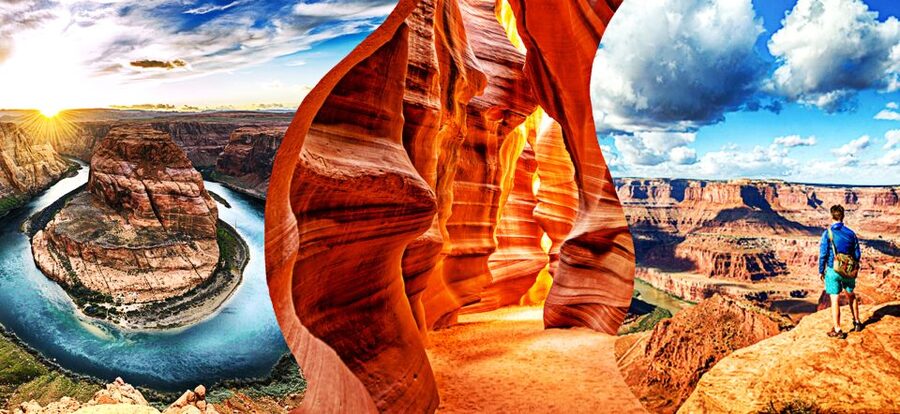 Las Vegas: Grand Canyon, Antelope Canyon, Horseshoe Bend - Antelope Canyon with a Navajo Guide: Color, Patterns, and Ladder Reality