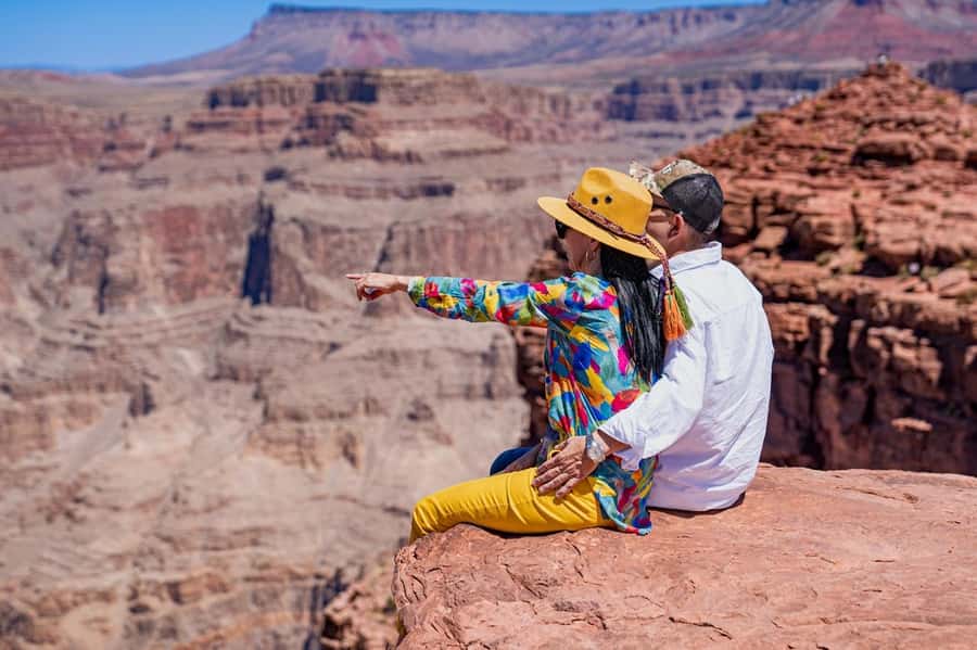 Las Vegas: Grand Canyon West, Hoover Dam & Optional Skywalk - Eagle Point and Guano Point, Two Viewpoints With Different Payoffs