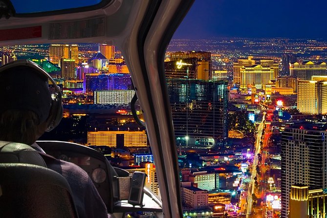 Las Vegas Helicopter Night Strip Flight Tour with Optional Dinner - Why a night Strip helicopter flight feels different