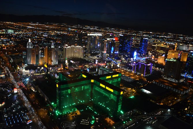 Las Vegas Helicopter Night Strip Flight Tour with Optional Dinner - Optional dinner: Pampas Brazilian Steakhouse or Bonefish Grill