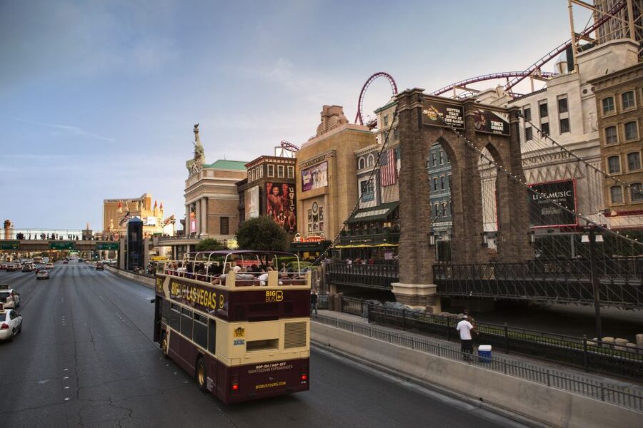 Las Vegas: Hop-on Hop-off Sightseeing Tour by Open-Top Bus - Route Breakdown: MGM Grand to the Welcome Sign