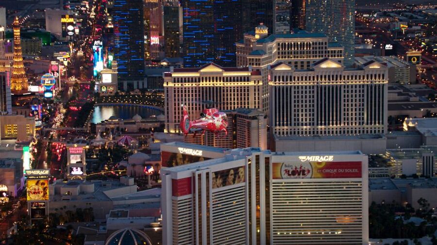 Las Vegas: Night Helicopter Flight over Las Vegas Strip - Seeing Vegas From Above: Why the Night View Matters
