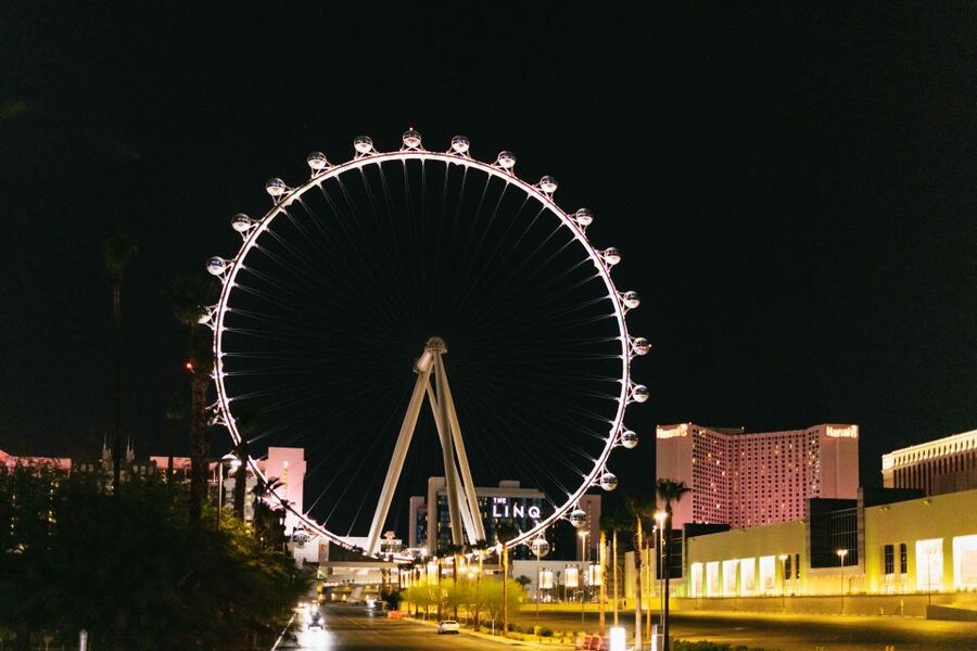 Las Vegas: Sightseeing Night Tour by Open-top Bus - Adult 21+ Welcome Drink Option: Quick and Simple