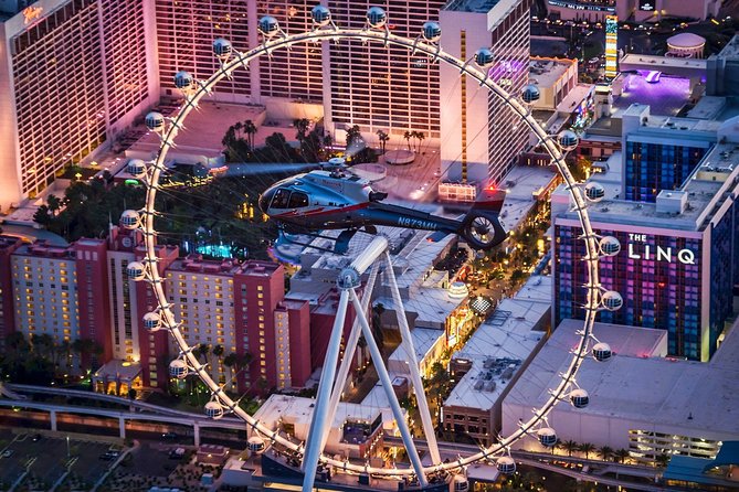 Las Vegas Strip Helicopter Night Flight - Inside the helicopter: small cabin comfort and real-world expectations