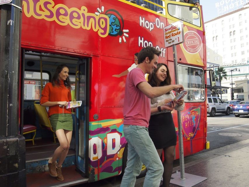 Los Angeles: City Sightseeing Hop-On Hop-Off with 4 Routes - Hollywood Walk of Fame to Beverly Hills: riding the Red Route right