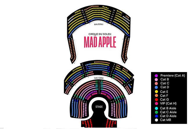 Mad Apple by Cirque du Soleil at New York New York Hotel and Casino - Choosing your seats, and why “good” can still mean “different”
