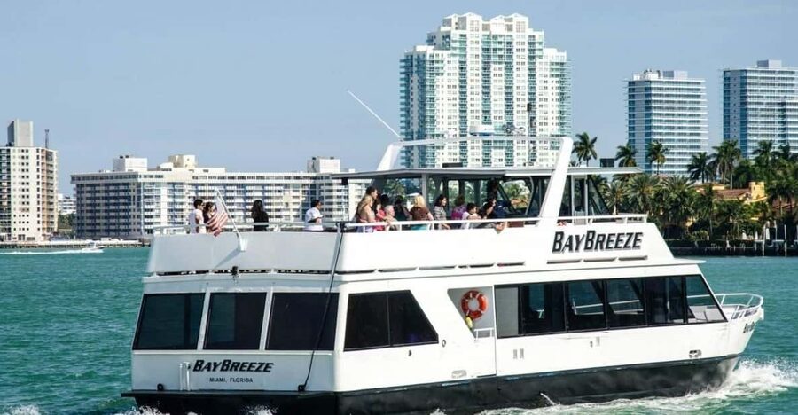 Miami: Biscayne Bay Millionaire's Homes Sightseeing Cruise - Main level comfort or open-air top deck, pick your vibe