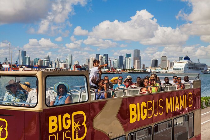 Miami: Hop-on Hop-off Tour + Cruise & Free 1-Hour Bike Rental - What to Watch For With Audio, Headphones, and Heat