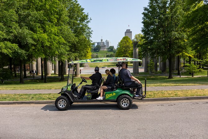 Murals of Nashville Instagram Tour by Golf Cart - Stop circuit: Joyride Nashville, Downtown edges, Marathon Village, and Music Row