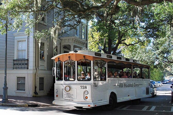 Narrated Historic Savannah Sightseeing Trolley Tour - Chippewa Square, Savannah Theatre, and the Feeling of Savannah