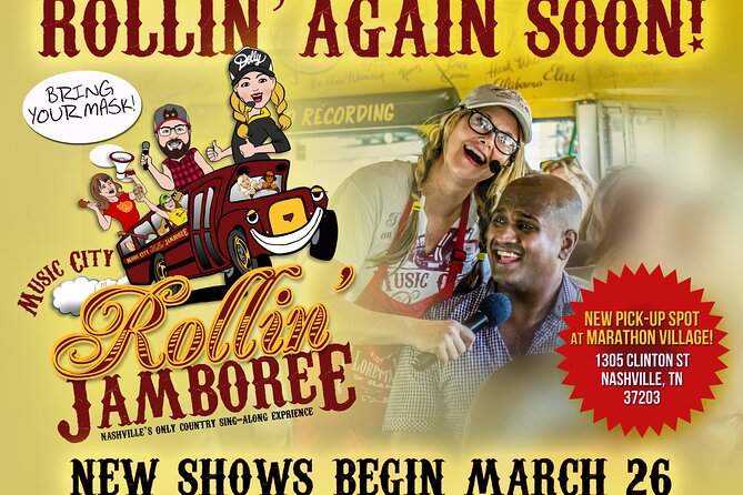Nashville Rollin Jamboree Comedy & Country Music Sing-Along Tour - Adult Humor Rules, Cameras, and How to Prepare