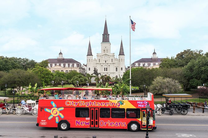New Orleans: City Sightseeing Hop-On Hop-Off Bus Tour - Music districts and local energy near Frenchmen Street