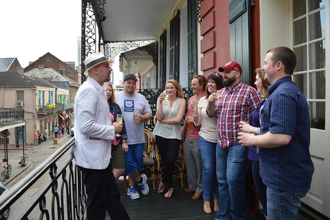 New Orleans Cocktail and Food History Tour - Stop 1: Red Fish Grill in the French Quarter, gumbo with alligator sausage and a Cat 5 Hurricane
