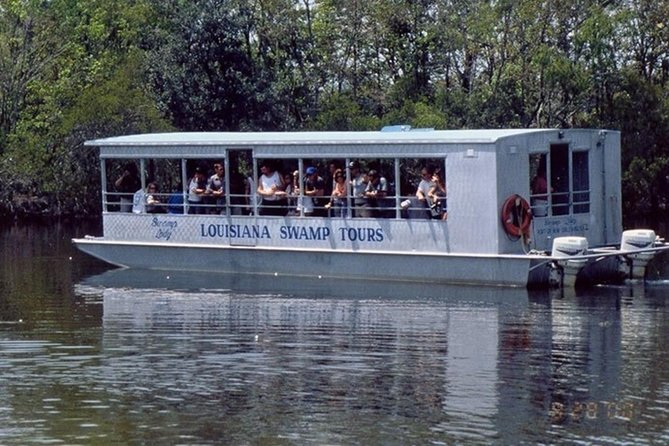 New Orleans Swamp Tour Boat Adventure - Inside the roofed swamp boat: what comfort really means here