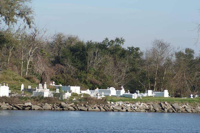 New Orleans Swamp Tour Boat Adventure - Cajun cemetery, Indian burial mound, and an ancient fishing village