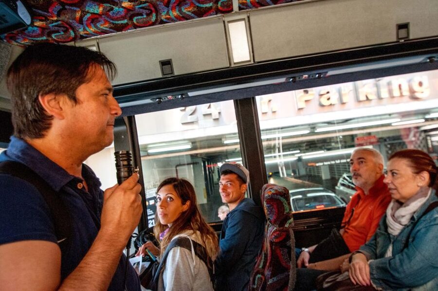 New York City: Bus Tour from Manhattan - Sheraton Times Square to Central Park West: the morning flow