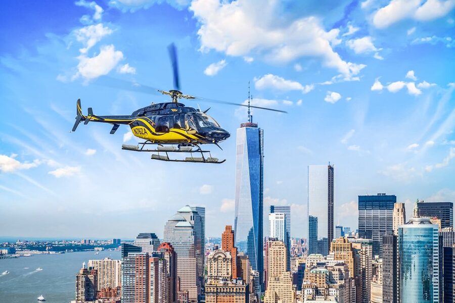 New York City: Manhattan Helicopter Tour - Hudson River and Broadway lights: why timing can make the whole flight feel like magic