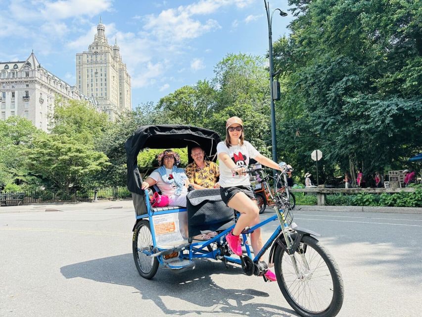 New York City: Private Central Park Pedicab Tour - Upper Central Park: reservoir breaks, museum mile views, and big skyline edges