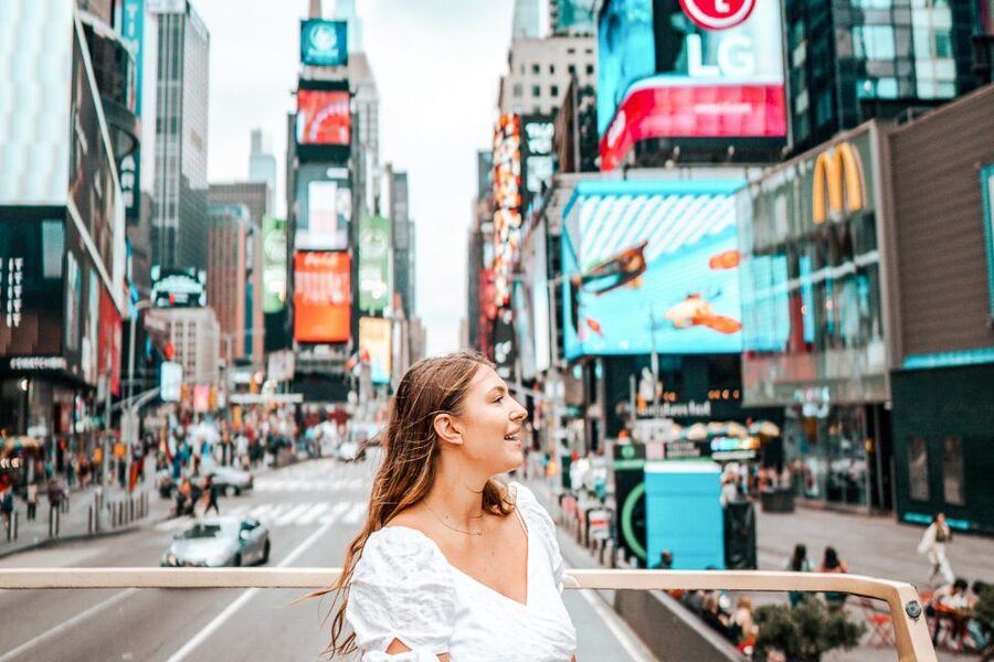 New York: Hop-on Hop-off Sightseeing Tour by Open-top Bus - Downtown Loop stops: Battery Park, Wall Street, SoHo, and quick jumps to the harbor