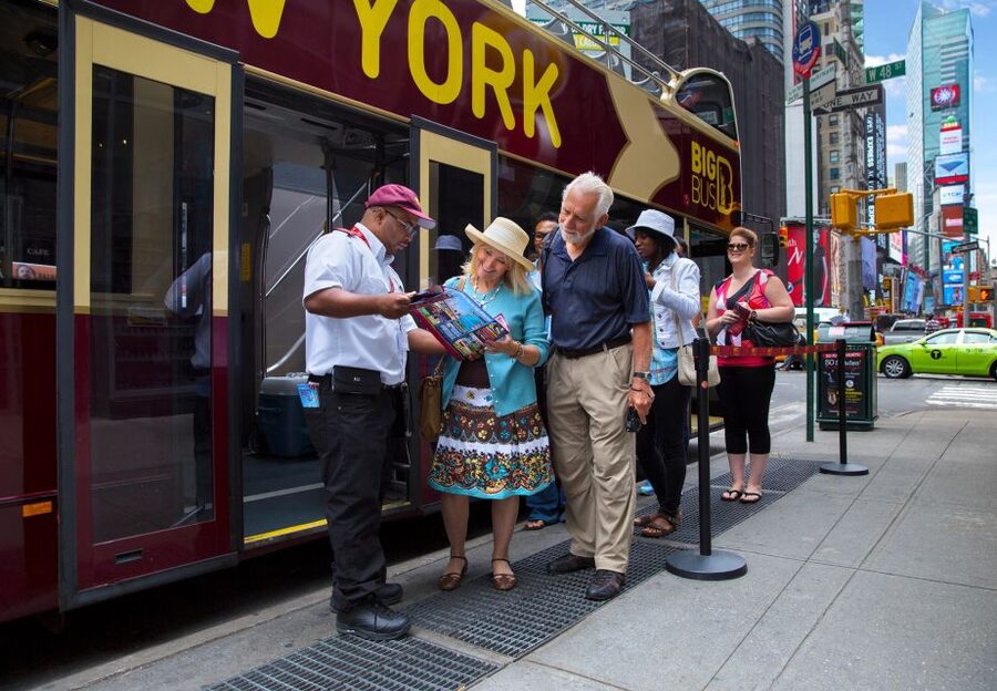 New York: Hop-on Hop-off Sightseeing Tour by Open-top Bus - Getting to the 9/11 Memorial and One World Trade Center area