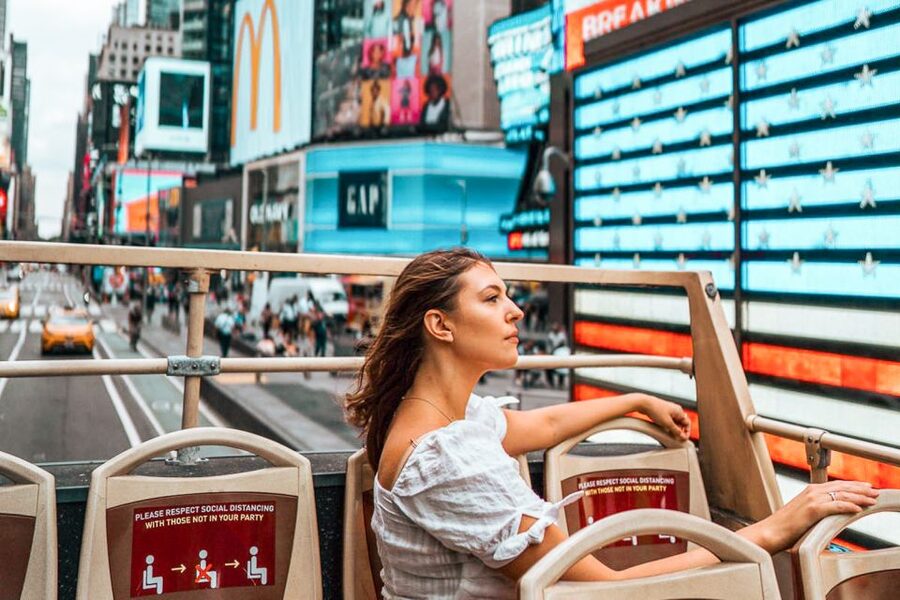 New York: Hop-on Hop-off Sightseeing Tour by Open-top Bus - Uptown Loop stops: Grand Central, St. Patrick’s, and Museum Mile choices