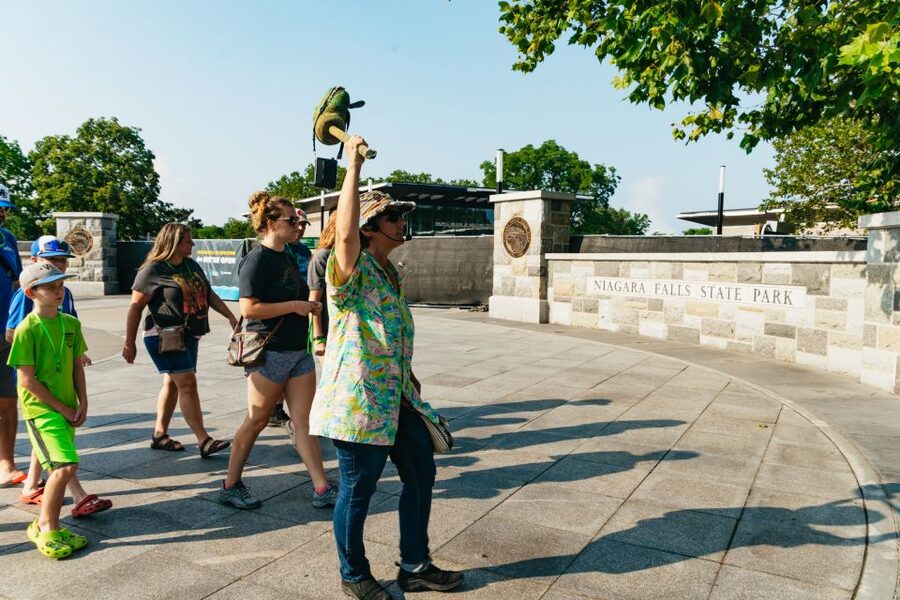 Niagara Falls: Cave of the Winds, Boat Ride, & Trolley Tour - Meeting at Prospect Point, The Shortcut Into Niagara Falls State Park