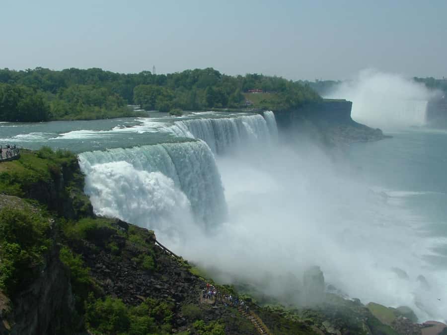 Niagra Falls, USA Side: Boat, Cave and Shuttle pass Tour - Meeting at Hard Rock Cafe, Then Getting Oriented Fast