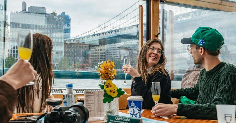 NYC: Around Manhattan Official NYC Architecture Cruise - The One Drink Included, and Food Onboard if You Want More