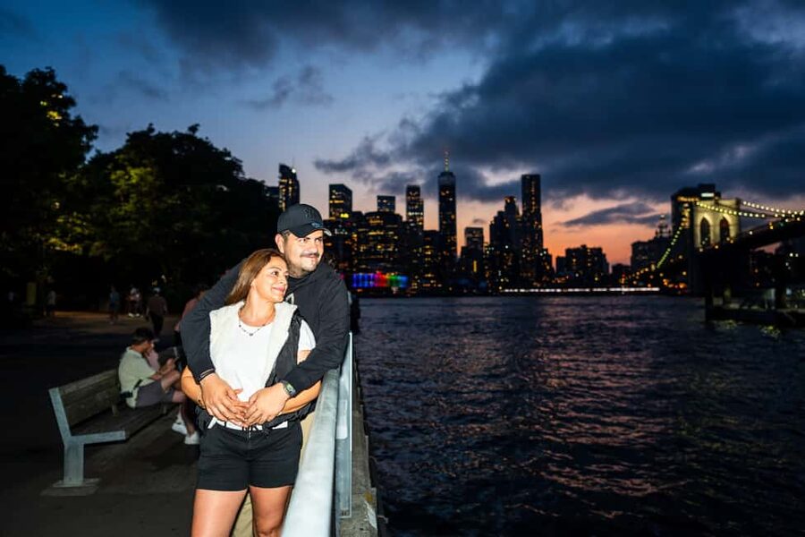NYC at Night: 3-Hour Luxury Bus Tour of Top Highlights - Wall Street and the charging bull at night, plus One World Trade Center