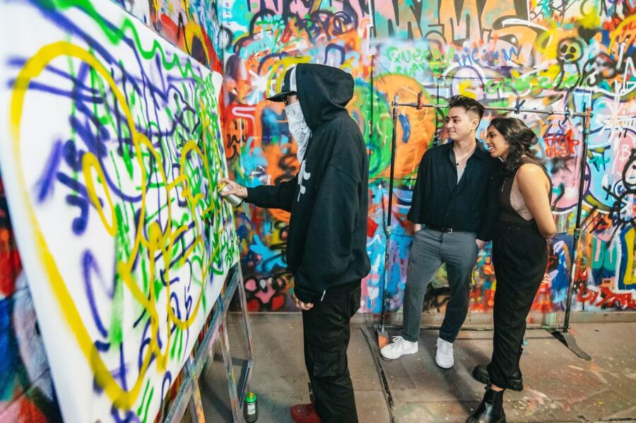 NYC: Brooklyn Graffiti Workshop with Local Artist - Wall mural creation versus the take-home canvas souvenir