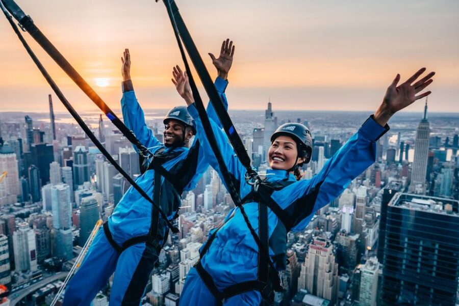 NYC: City Climb Skyscraping Experience Ticket - The lean-out over NYC, the moment you came for
