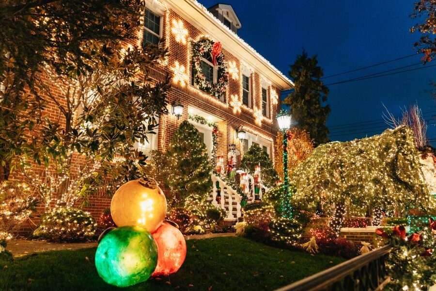 NYC: Dyker Heights Christmas Lights & Skyline View Bus Tour - Meeting at Junior’s and What the First Drive Really Does