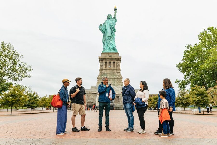 NYC: Statue of Liberty and Ellis Island Guided Tour - Castle Clinton National Monument: quick context at the historic waterfront gateway