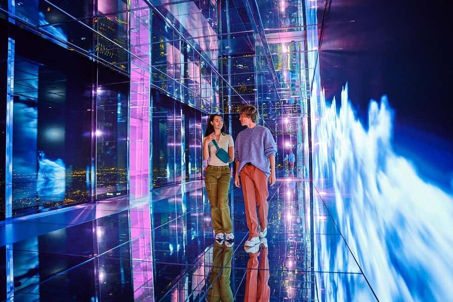NYC: SUMMIT One Vanderbilt Tickets - Air at Night: LED light show, music, and cocktails at 93rd floor
