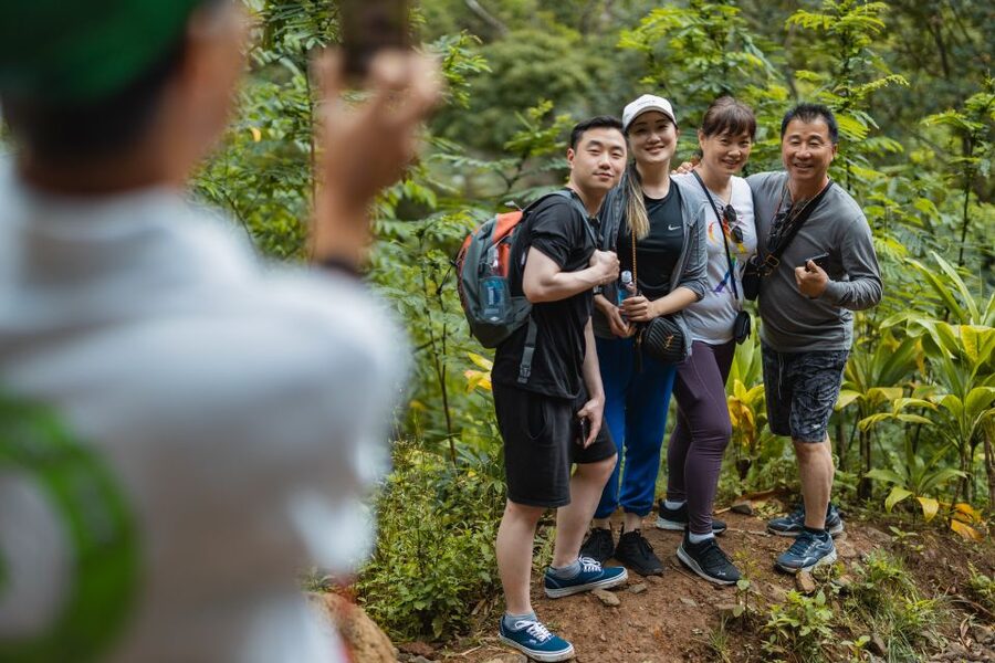 Oahu: Manoa Falls Waterfall Hike with Lunch and Transfers - Reaching Manoa Falls: The Payoff Moment
