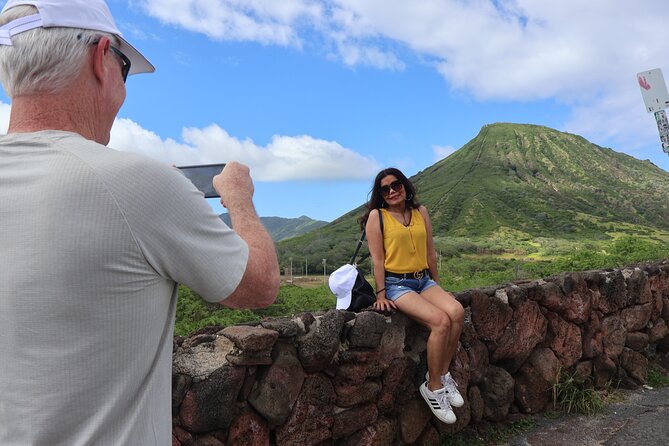 Oahu's Stunning Views: Half-Day Scenic Tour with 7 Lookouts - Diamond Head Beach Park, Surfers, and the Ocean View from Parking Lot