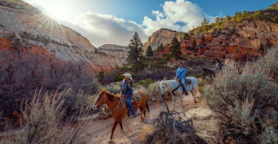 Orderville: East Zion Park White Mountain Horseback Tour - The Ride Plan: Stables to Slot Canyon and Back