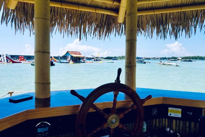 Original Cruisin' Tikis 3hr Crab Island Sandbar Adventure - Crab Island Anchor Time: Swim, Snorkel, and the Floating-Spot Feel