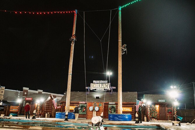 Paula Deen's Lumberjack Feud Supper Show- ALL U CAN EAT - Welcome to Pigeon Forge Lumberjack Feud, Where the Crowd Counts