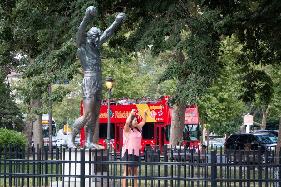 Philadelphia: Double-Decker Hop-on Hop-off Sightseeing Tour - The Rocky Steps and Philadelphia Museum of Art, Plus Boat House Row